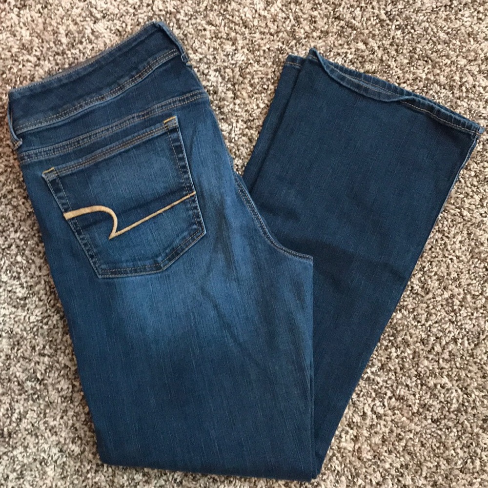American Eagle Dark Wash jeans size 14 short